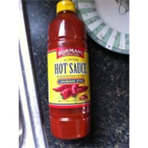 Burman's Louisiana Style Hot Sauce: Calories, Nutrition Analysis & More