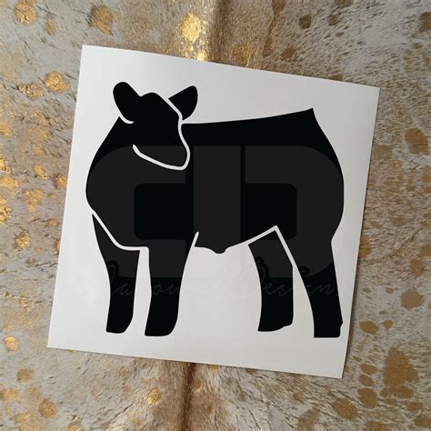 Looking to register and set up a new machine? Show Cattle Steer Vinyl Sticker Option 3
