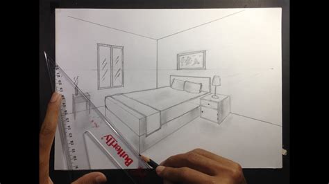 How To Draw A Simple Bedroom In Two Point Perspective Ngọc