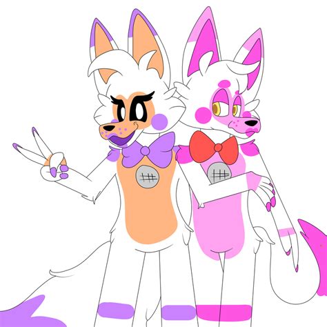 Funtime Foxy And Lolbit Fnaf Drawings Anime Fnaf Fnaf Art Images And