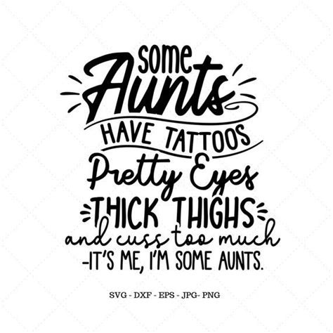 Funny Aunt T Aunt Svg Aunt Shirt Thick Thighs From Etsy Artofit