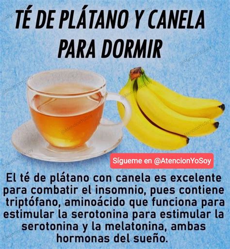Yo Soy Atención on Twitter Tip Salud Té de Plátano y canela