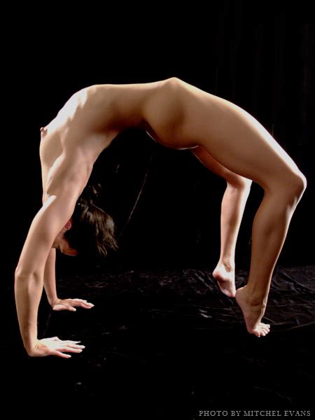 Vivastra Kama Yoga Erotic Nude Yoga Supine Wheel Chakrasana