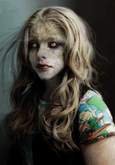 Pin By Mandy Carroll On Chloe Moretz Female Werewolves Werewolf Girl Dark Fantasy Art