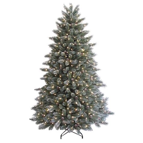 Ge 7 Ft Scotch Pine Pre Lit Artificial Christmas Tree With 550 Count