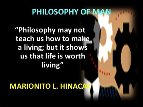 Philosophy Of Man