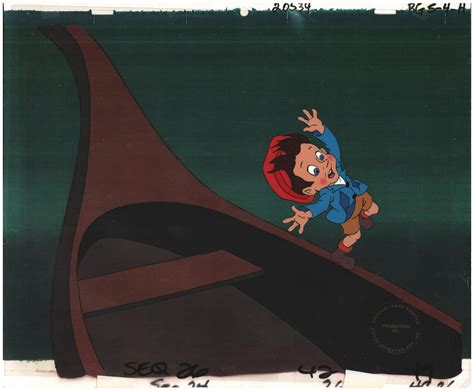 Pinocchio And The Emperor Of The Night Production Animation Cel Filmat