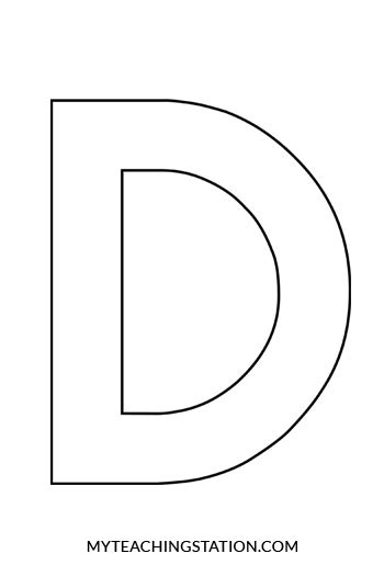 Letter D Craft: Dog | MyTeachingStation.com