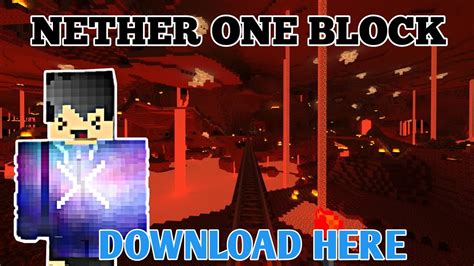 How To Download Nether One Block Nehter One Block Download Youtube
