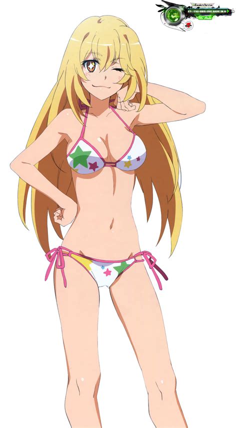 Railgun Shokuhou Misaki Hyper Cute Bikini Hd Render Ors Anime Renders