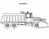 Plow Truck Kidsplaycolor sketch template
