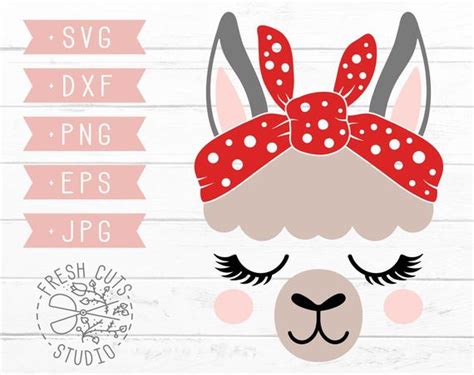 Download Llama Face SVG Cut File Instant Download Digital Design for | Etsy