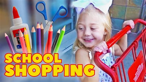 Everleigh Goes School Shopping For The Very First Time Youtube