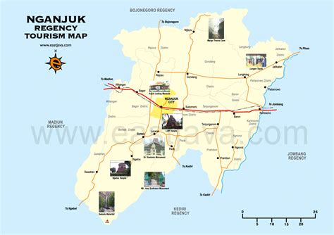 Makanan khas bali berikutnya yaitu ayam betutu. Nganjuk Map - Map Of Nganjuk - Peta Nganjuk - Tourism Map Of Nganjuk