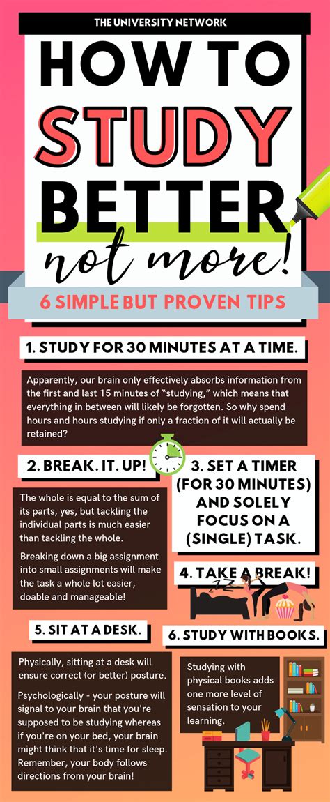 6 Simple Tips To Study Effectively The University Network