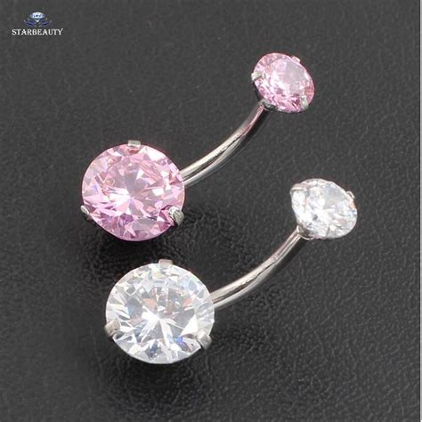 High Quality 14g Beautiful Navel Piercing Sex Body Jewelry Stainless Steel New Style Navel Ring