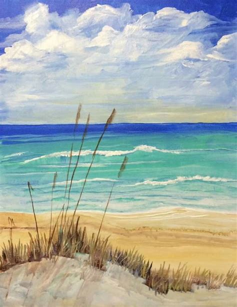 Simple Oil Painting Simple Acrylic Paintings Ocean Painting Seascape