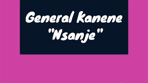 General Kanene Nsanje Zedscoop