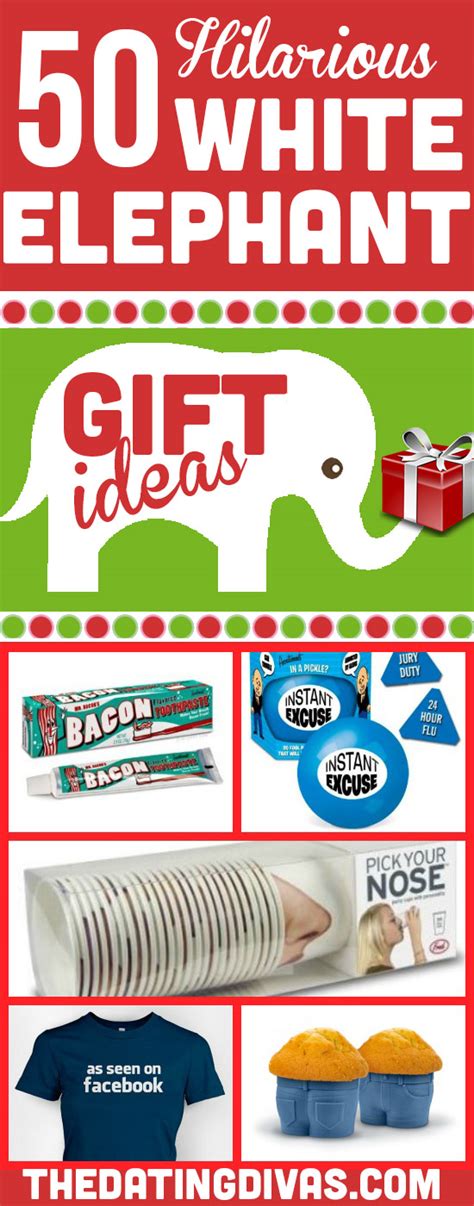 Check spelling or type a new query. 50 Hilarious and Creative White Elephant Gift Ideas