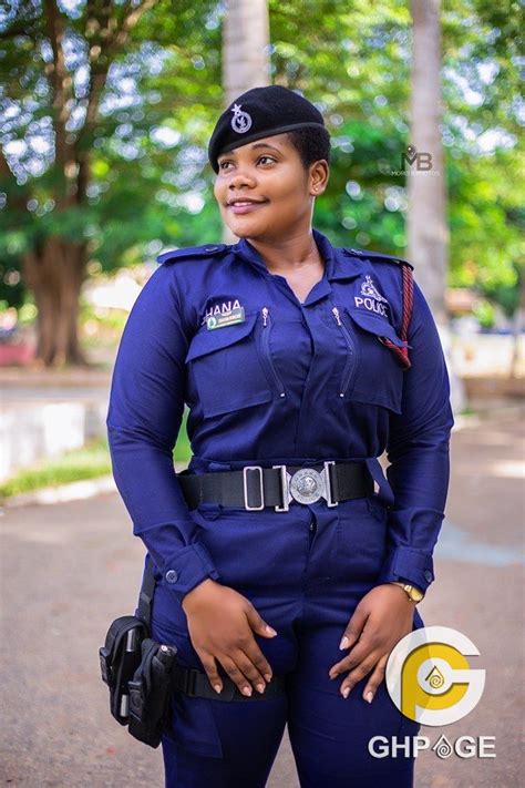 Stunning Photos Of Beautiful Female Ghanaian Police