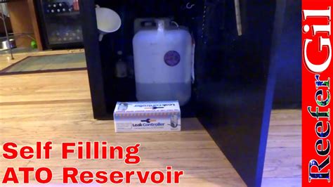.diy automatic cabinet lights which automatically switch on and off when you open and close slide the led under the clips on the top bracket to hold it in place. DIY Auto Top Off Reservoir: Saltwater Aquarium - YouTube