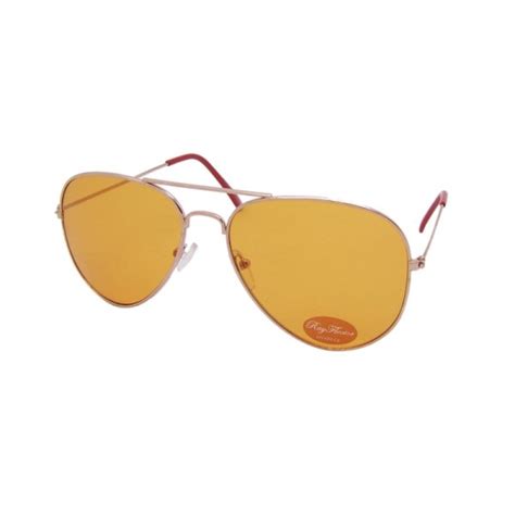 Buy Rayflector Colored Lens Classic Aviator Sunglasses Tangerine
