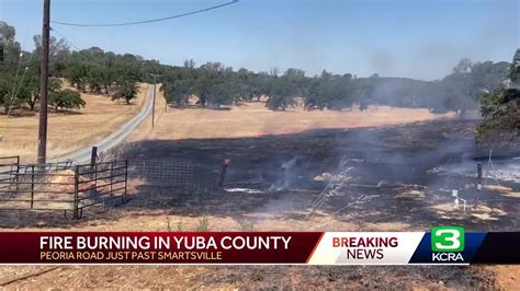 Grass Fire Burns More Than 20 Acres In Yuba County Evacuation Warning