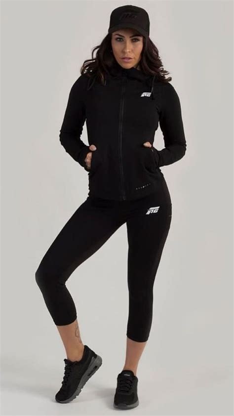 All Black Fitness Apparel Athleisure Workout Gym Ropa Deportiva Ropa Ropa Gym