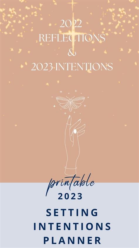 Printable 2022 Reflections And 2023 Intentions