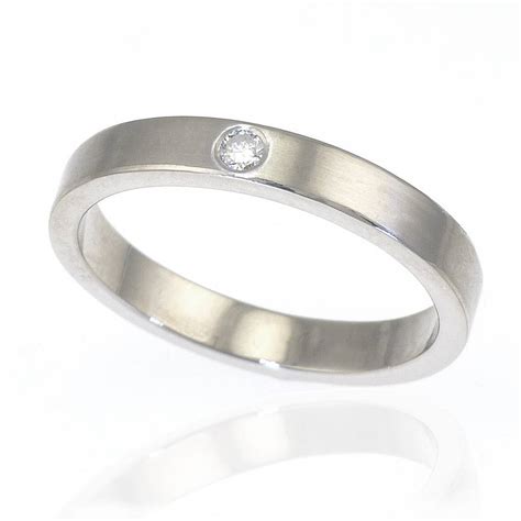 Diamond Wedding Ring In Sterling Silver By Lilia Nash Jewellery