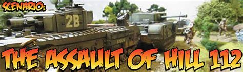Bolt Action Scenario The Assault Of Hill 112 Warlord Games