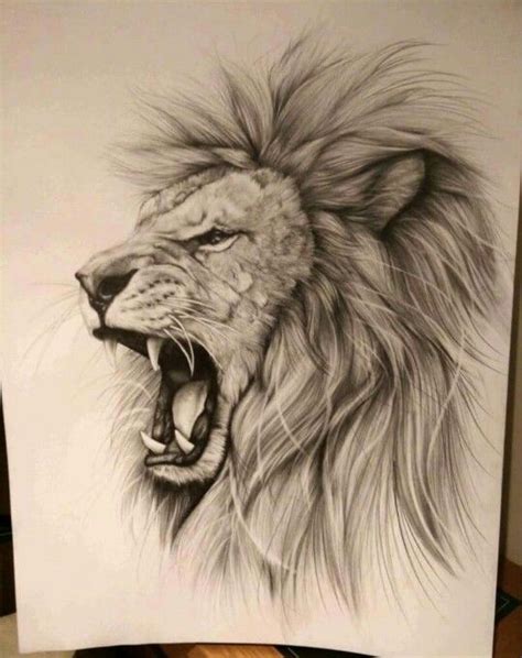 Faça Desenhos Realistas Profissionais Sem Precisar De Anos De Prática Lion Head Tattoos
