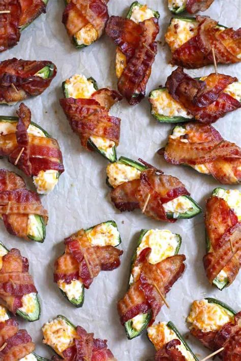Bacon Wrapped Jalapeño Poppers Suebee Homemaker