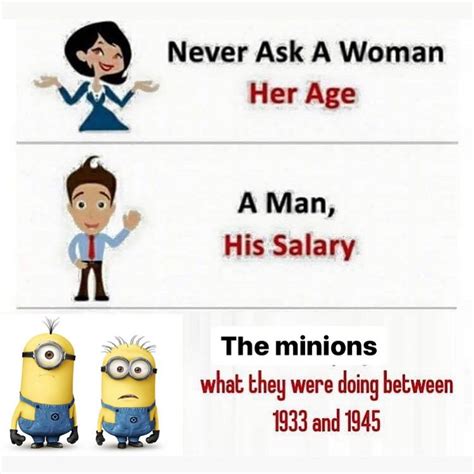 Never Ask The Minions What They Were Doing Between 1933 And 1945