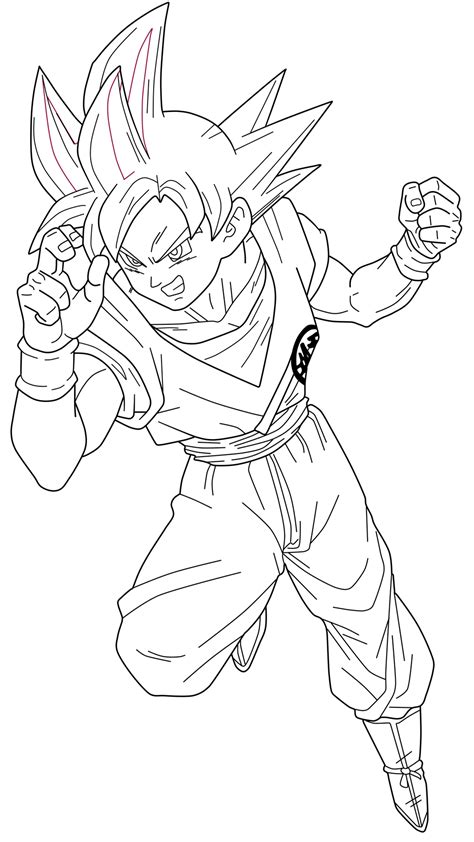 Dibujos Para Colorear Goku Super Saiyan 10 Para Colorear