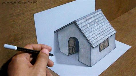 Draw A 3d House House 3d Drawing Building Construction Plans Under