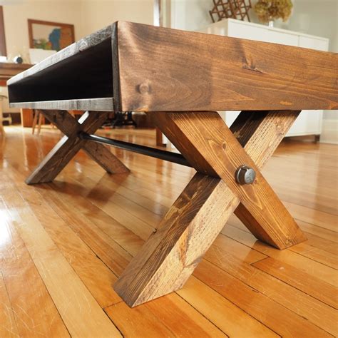 X Coffee Table Rustic X Coffee Table The Twisted Pine Woodworking