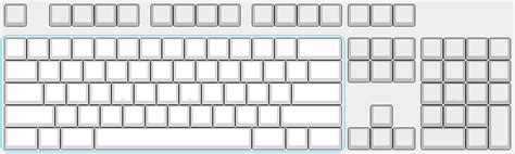 Download Printable Blank Keyboard Layout Background Desktop