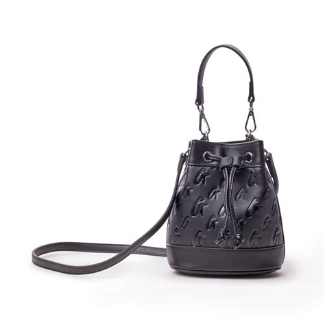 Monogram Mini Bucket Bag Matte Black Glam Aholic Lifestyle