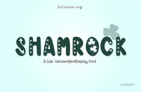Shamrock Font By Honiiemoon · Creative Fabrica