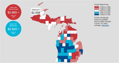 Keep your tank and your wallet full. Michigan's gas prices down this week, still higher than national average | MLive.com