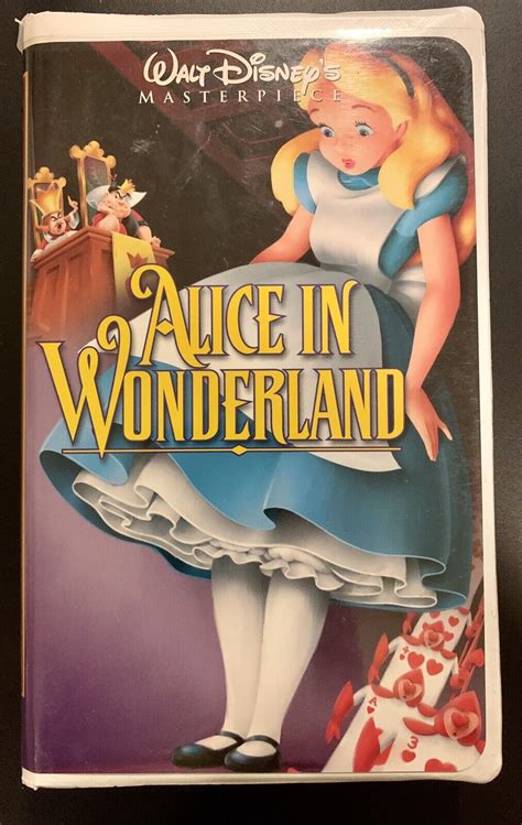 Alice In Wonderland Walt Disney Masterpiece Collection Vhs Movie 036 Ebay