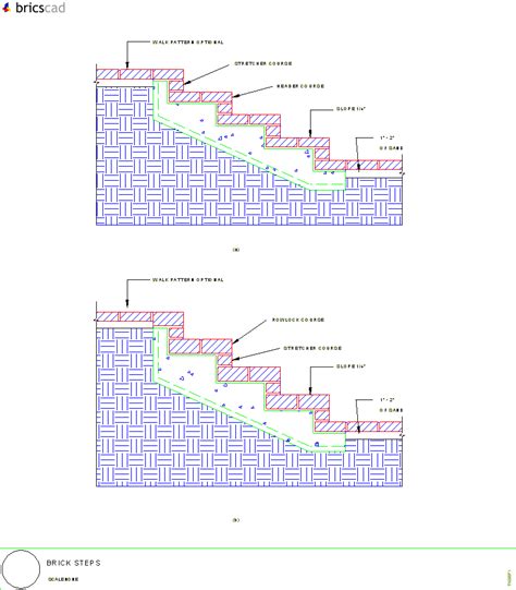 Brick Steps. AIA CAD Details--zipped into WinZip format files for faster downloading. (Brick ...