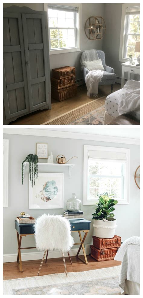 Master Bedroom Makeover With Home Office Nesting With Grace