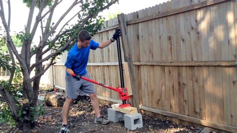 The Easy Way To Remove Wooden Fence Posts Set In Concrete No Digging