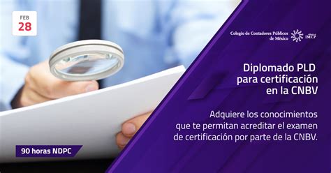 Diplomado Pld Para Certificación En La Cnbv