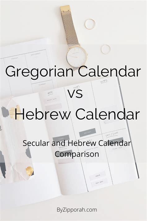 Hebrew Calendar Compared To Gregorian Printable Design Tips
