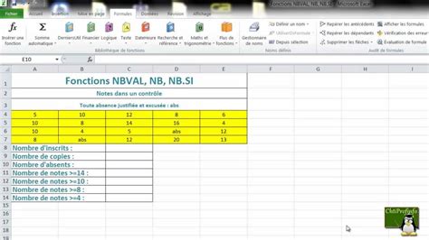 La Fonction Nb Si 16 Exemples D Utilisation Formation Excel Riset