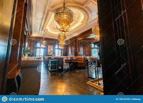 Interior View Of The Famous Casa Loma Editorial Image Image Of