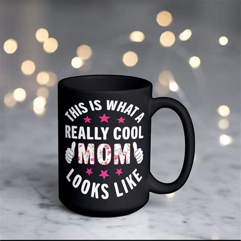 Really Cool Mom Flowerful Mug Mothers Day Mug Funny Etsy